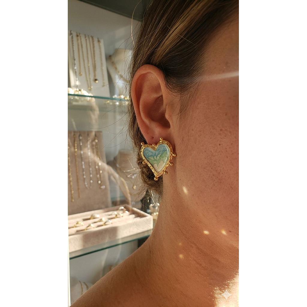 ARETES ORO LAMINADO