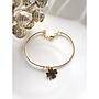 PULSERA GOLD DIJES COLGANTES TREBOL/MARIPOSA/ARBOL DE LA VIDA