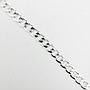 PULSERA GRUMET HUECA 150. CADENA BARBADA, MARTILLADA, CUBANA